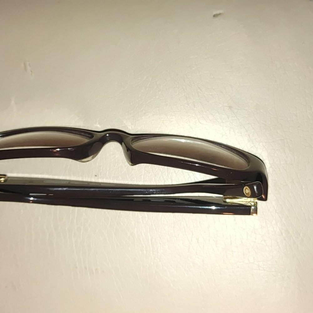 Coach Womens Designer Eyeglasses Roberta 643 Brown with Case Fashion Frames - Picture 8 of 10